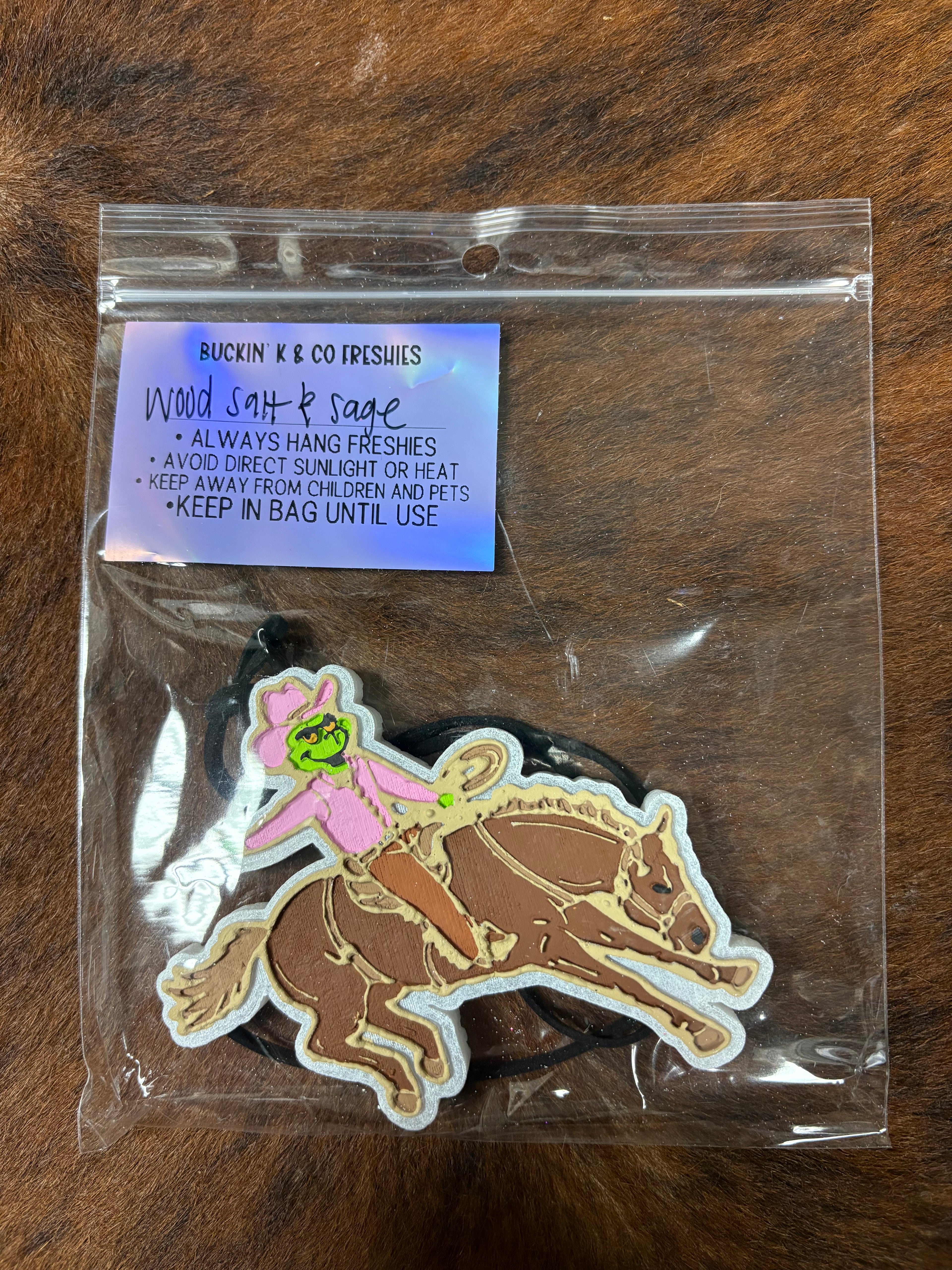 Buckin Horse Grinch Freshie