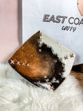Handmade Cowhide Leather Catch-All Tray | Western Valet Tray