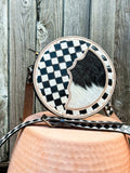 Speed Check Canteen Crossbody Purse (Cowhide + Checkered)