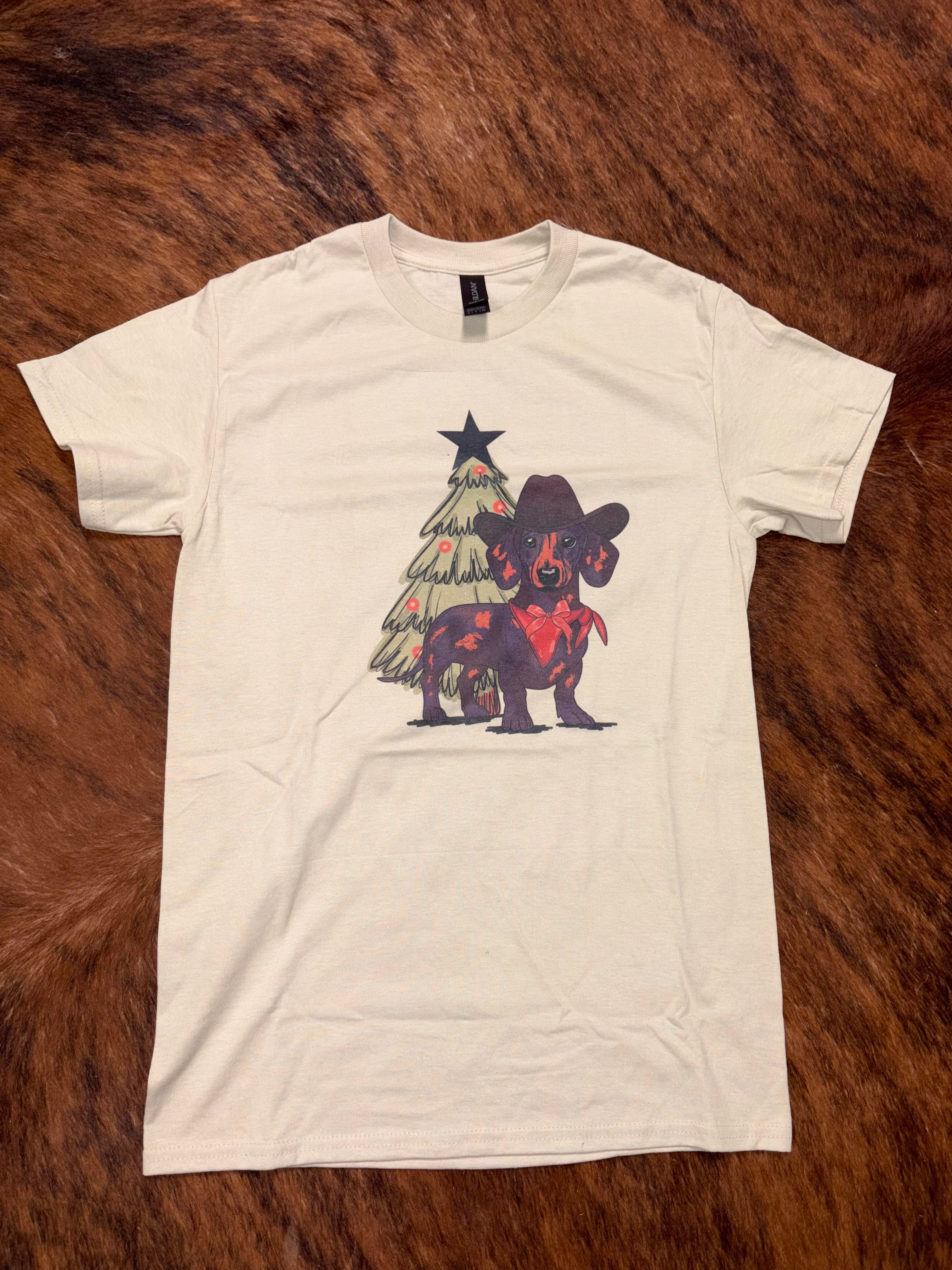 Western Pup Christmas Tee