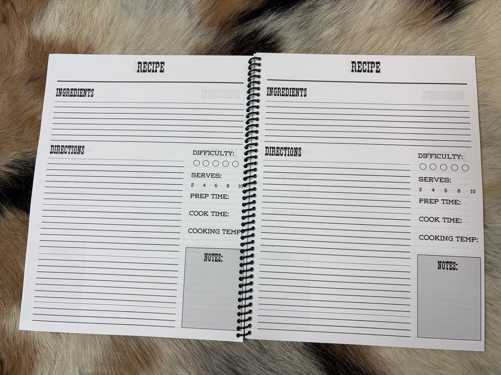 Ruidoso Recipe Notebook