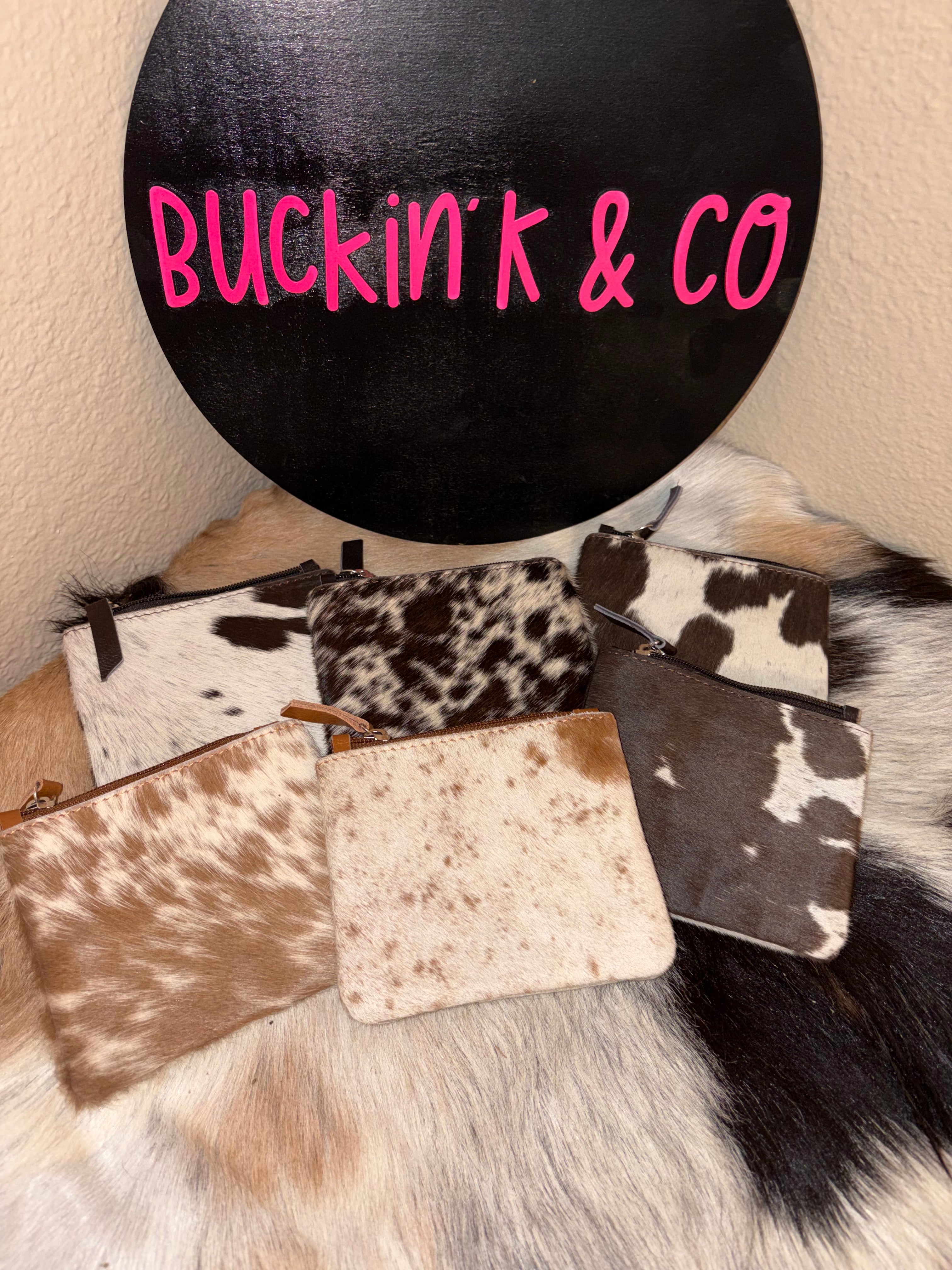 Cowhide Coin Bag