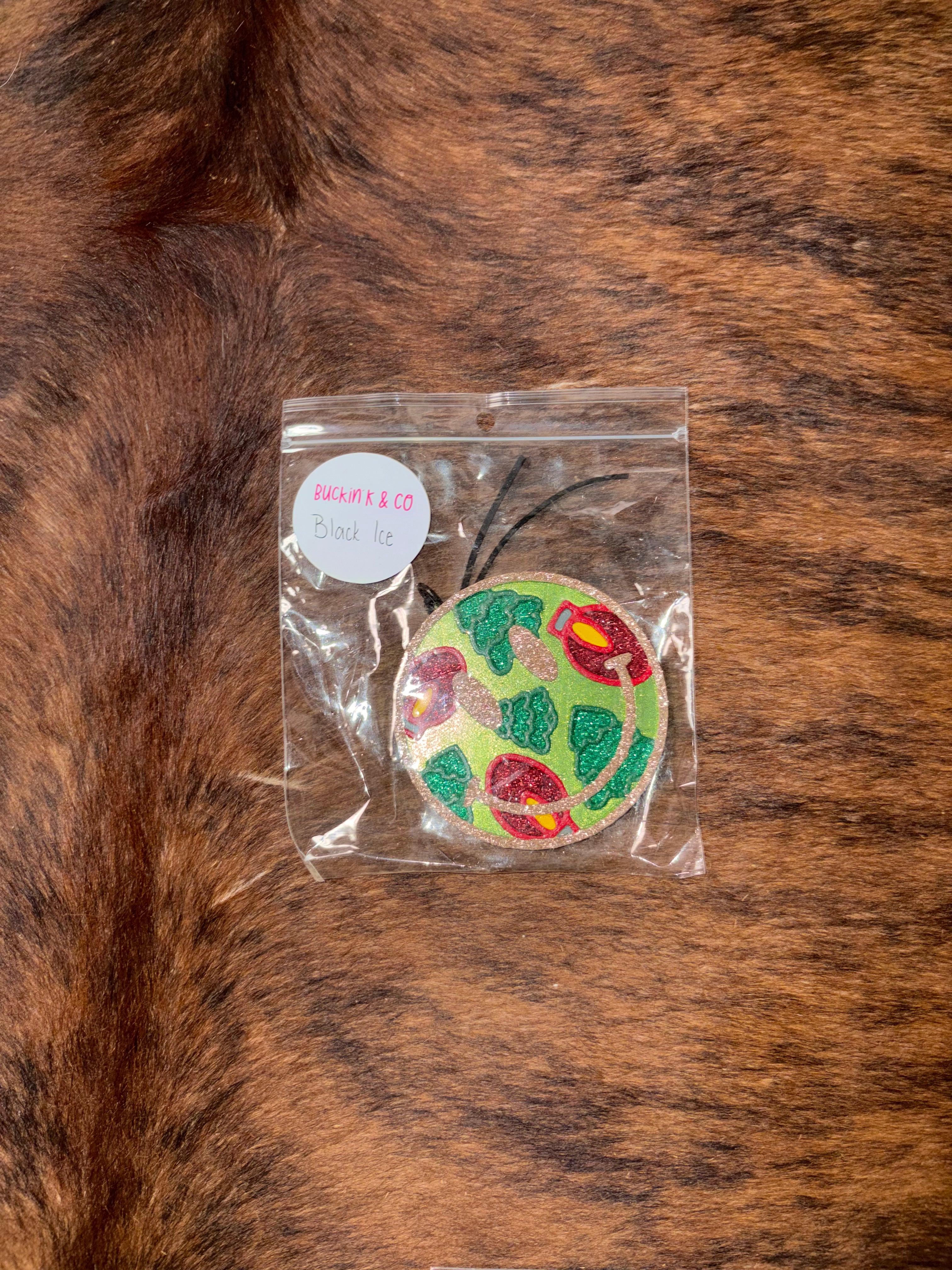 Christmas Smiley Face Freshie